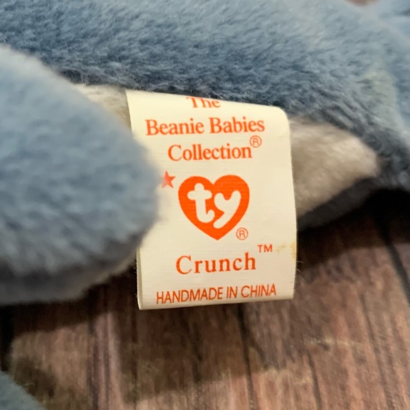 Ty Beanie Babies 1996 Crunch -  Toys & Collectibles | Color: Blue - Picture 4 of 7